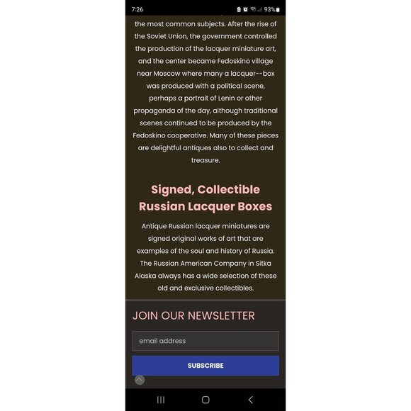 Hand-Painted Palekh Russian Lacquer Box Signed Winter Scene Black & Red Interior - Picture 5 of 10